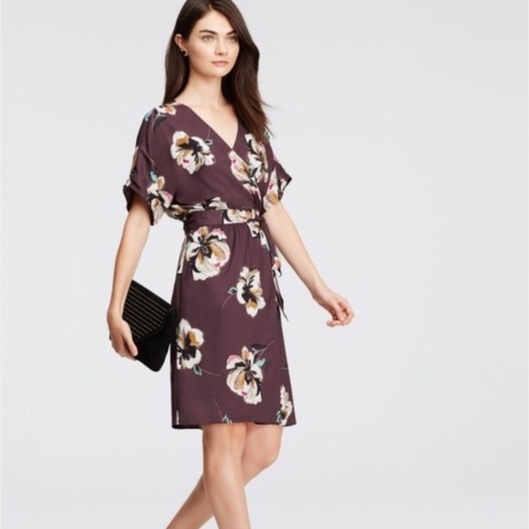 kimono style wrap dress
